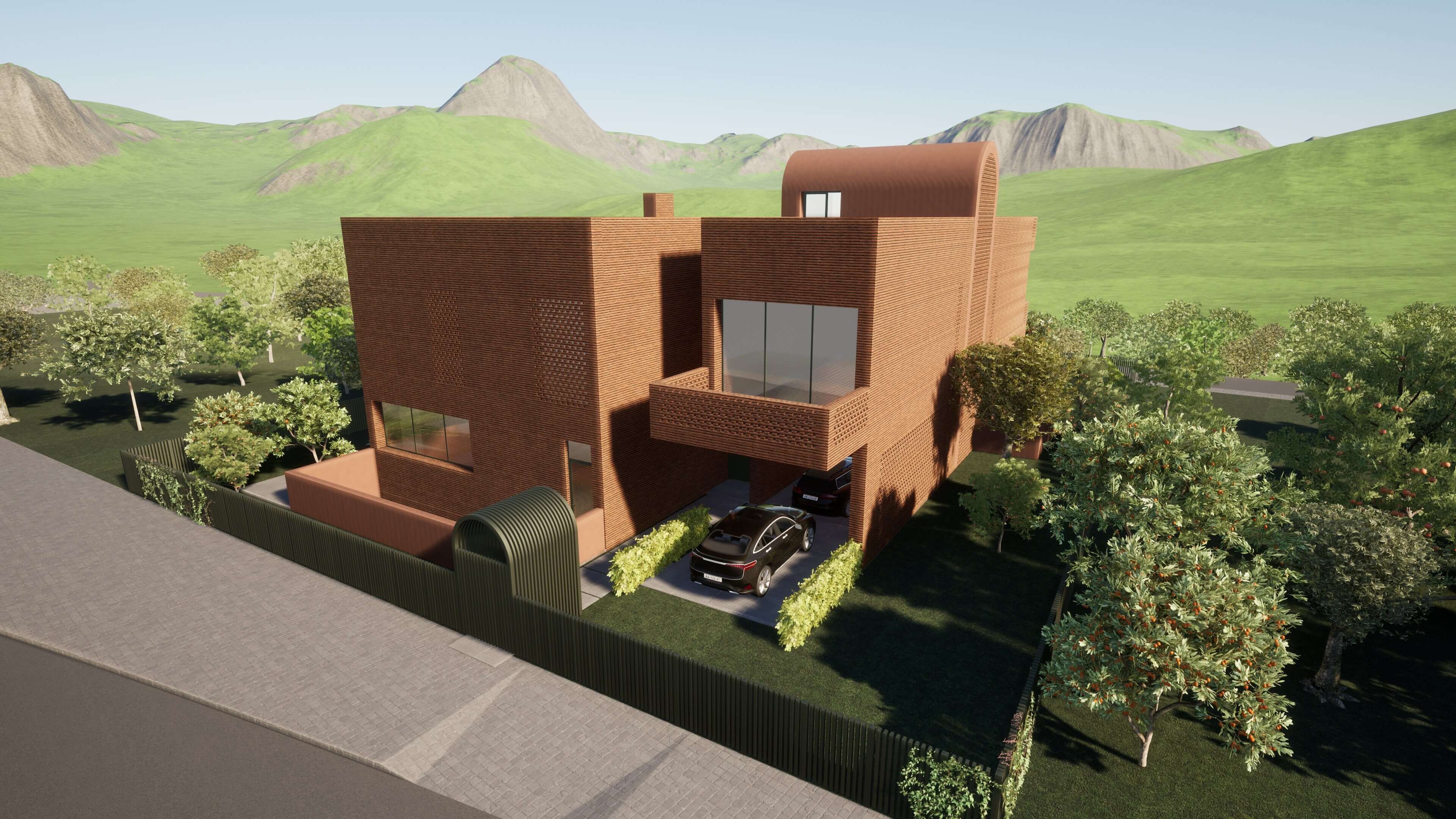 Lotissement ELFEN PROPERTIES - Urbanisme (Marrakech, Maroc)