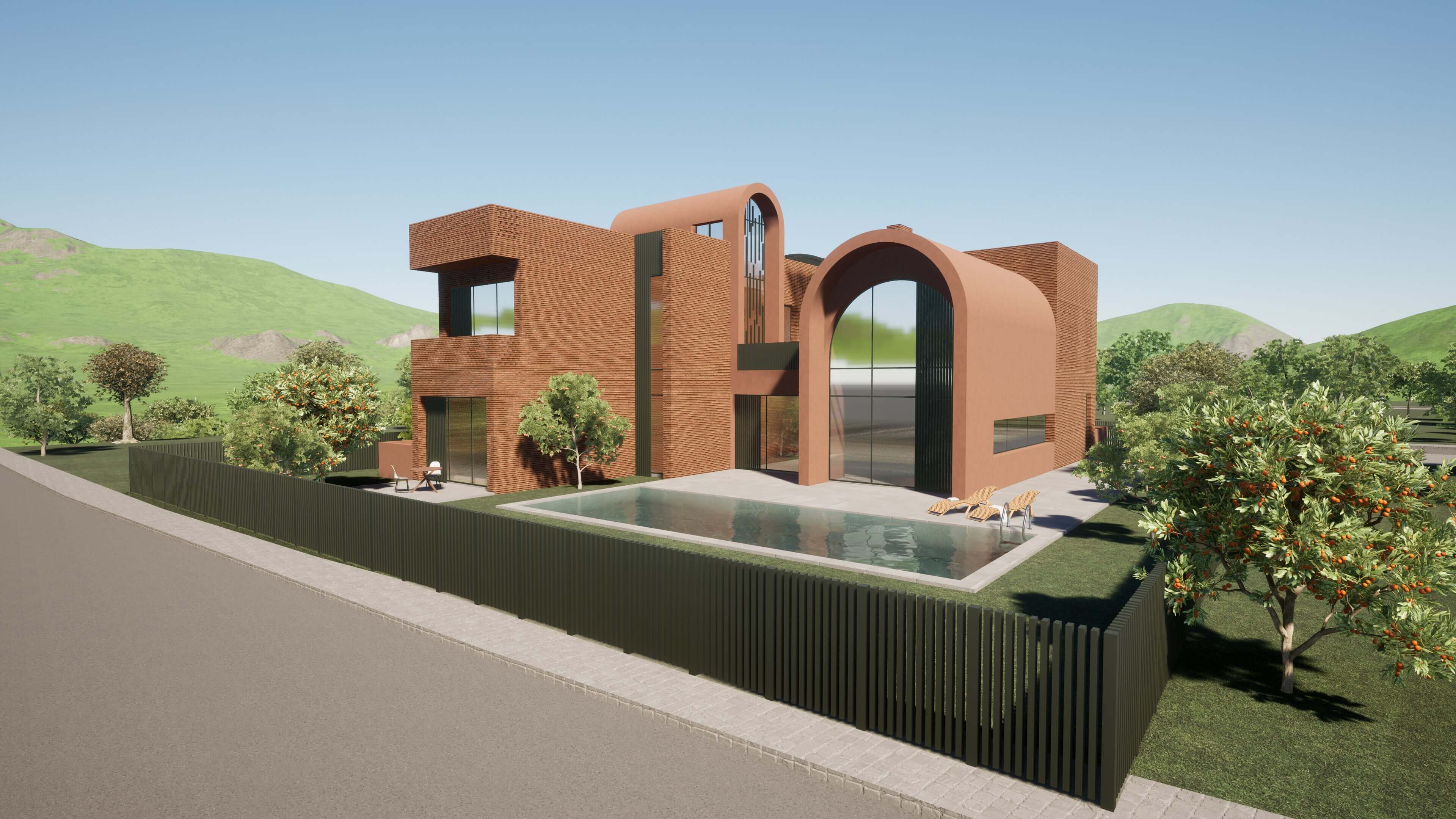 Lotissement ELFEN PROPERTIES - Urbanisme (Marrakech, Maroc)